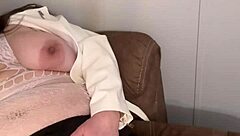 Sexy Minxycme Sucks Dildo Moaning