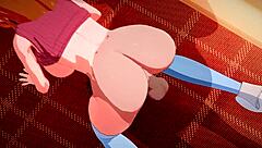 Hardcore pounding with big titted Orihime Inoue hentai