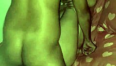 Skinny babe sends greetings while getting her vagina slammed