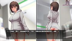 In night walk 4, she goes to the convenience store with naked lower body, excited to climax.