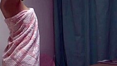 Himeno Amasaki Japanese Girl Strips Naked for Private Shower Show