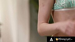 Mommys girl hot milfs tag team stepbae oral