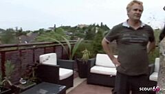 cuckold watches as black guy fucks his fat wife