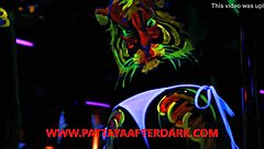 Descriptive of Queen Glow performing in LK Metro with dancing