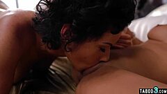 Lesbian Veronica Leal Fingers Busty Latina Stacy Bloom's All Holes