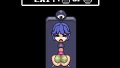 Black Labyrinth game features handjob, cum in mouth, futanari blowjob, and lesbian big tits