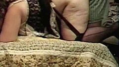 DOGGYSTYLE SEX in outfit and stockings with maid