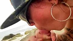 Real public beach encounter