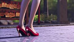 Reim from Touhou in a cute 3D cartoon adventure