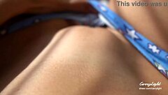 Teen 18yo Shows Her Exxxtra Wet Panties 😘