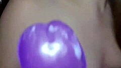 fantasia de corno with latina squirting on dildo for femdom