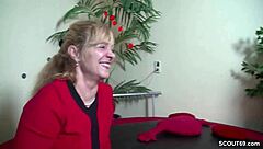 real german couple explores first time milf casting with group threesome