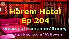 Explore the harem hotel in this anime game adventure.