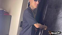 can this brazilian twink handle two cocks in my ass?