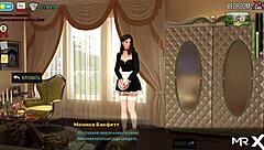 Big Tits Bounce and Shake During Intense Gym Workout in Anime Game