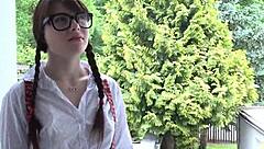 Does this slim teen spread for anal poking?