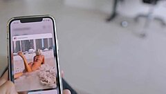 My step cousin is studying at home today