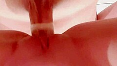 She Rides His Dick, Cum On Her Big Ass