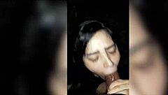 Colombian latina gives blowjob to friends with passion