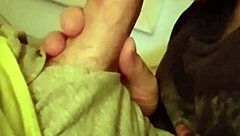 Big cock worshiped with intense blowjob