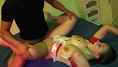 german busty teen nurse in rough group scene