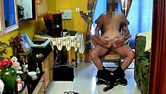 Swallowing and fucking like a slut