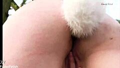 i'm surprised by easter bunnies in nylon leggings