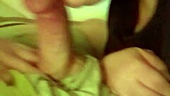 Big cock worshiped with intense blowjob