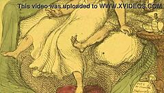 Vintage Cartoon Drawings with Erotic Themes