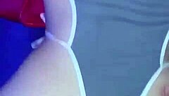 old wife bent over in doggystyle