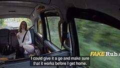 Milf Excited About New Sextoy Collection In Taxi Backseat