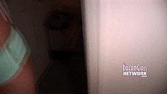 How Does This Cute Coed Prepare For Her Night Out?