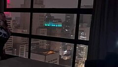 in this romantic sex scene, she licks his cock before riding and getting cum inside