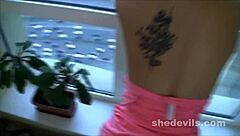 russian gf ameliya wild gets facial after blowjob