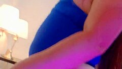 The wife plays prostitute with her husband's stepbrother, sucking and riding