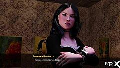 Fashionbusiness Peeks At Panties In Hentai Anime 3D Game E1 47