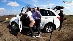 Yo, caught my mistress dominating with a strapon in public park! Wild stuff! 😈🔥