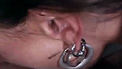 intense first threesome doggystyle blowjob on camera.