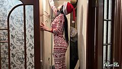 Christmas Alone With Stepmom Fuck In Pantry Creampie