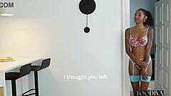 hot colombian barbie rous surprised by monster cock visit