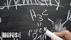 Horny students emma bugg and victor ray, do you want to see their steamy classroom session?