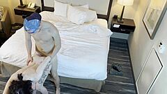 the petite tattooed beauty gets fucked doggystyle roughly