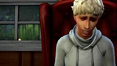 milf beverly bennett in sims 4 orgy with handjob and cumshot