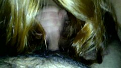 this milf is sucking cock so intensely, cum everywhere