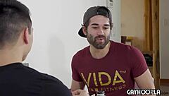 Feeling the intense passion as beefy Pinoy bodybuilder pounds Jaxon with his monster cock. Emotions run high in this hardcore encounter.