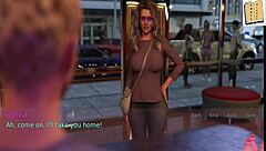 A wife and her stepmother in a cartoon game adventure