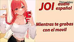 Follow these femdom instructions to cum while recording.