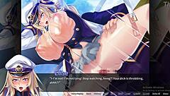 Pirate-booty and the bukkake buccaneer features Elise H in bondage, spanking, and bukkake action