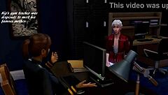 milf beverly bennett in sims 4 orgy with handjob and cumshot