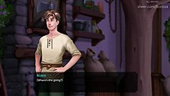 Big boobs Myrtle shows in sexy lingerie, making Boris's cock harder 😏